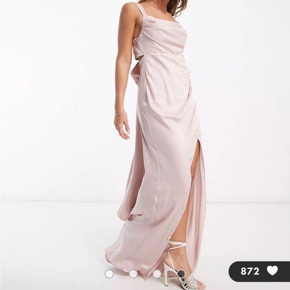 ASOS DESIGN Pink Dress - Picture 4 of 4